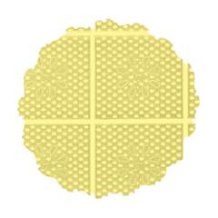 Fundo Rendado Tapetinho para Doce de Festa Ouro N.07 Junco