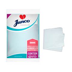 Saco Plástico Hamburguer Junco 50 unidades - 19,35x15,25 cm