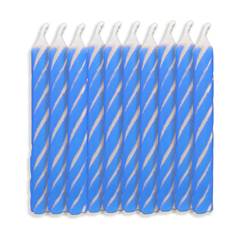 Vela Aniversário Palito Espiral Azul Junco