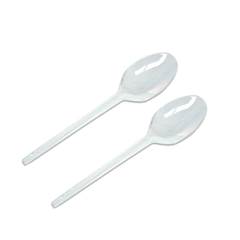 Colher Descartável para Refeição Cristal Junco 50 unidades