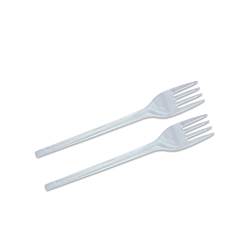 Garfo Descartável para Sobremesa Cristal Junco 50 unidades