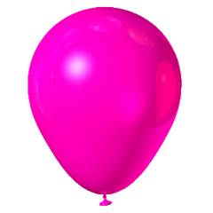 Balão Látex Liso Nº 9 Pink Junco
