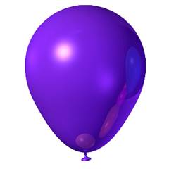 Balão Látex Liso Nº 9 Lilás Junco