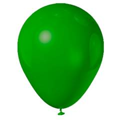 Balão Látex Liso Nº 9 Verde Escuro Junco
