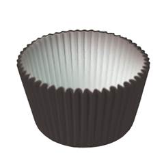 Forma de papel para Cupcake Preto Junco