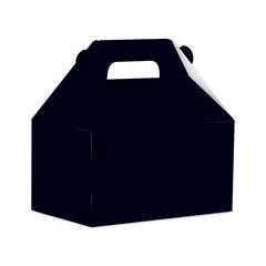 Caixa Surpresa Maleta de Papel Lisa Preto Junco 8 unidades