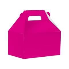 Caixa Surpresa Maleta de Papel Lisa Pink Junco 8 unidades