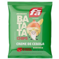 Batata Chips Creme de Cebola Fã 45g