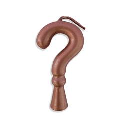 Vela Aniversário Metalizada Rose Gold Interrogação Junco