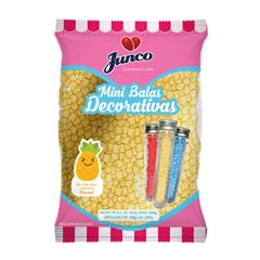 Mini Bala para Aniversário sabor Abacaxi Junco 400g