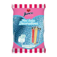 Mini Bala para Aniversário sabor Tutti Frutti Junco 400g
