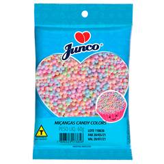 Confeito Miçanga Candy Colors Junco 60g
