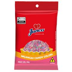 Confeito Miçanga Candy Colors Junco 60g