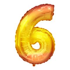 Balão Metalizado  Dourado Nº 6 Junco - 16
