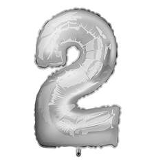 Balão Metalizado  Prata Nº 2 Junco - 16