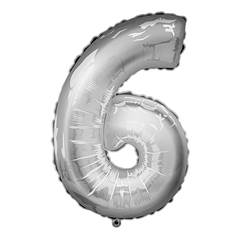 Balão Metalizado  Prata Nº 6 Junco - 16