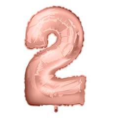 Balão Metalizado  Rose Gold Nº 2 Junco - 16