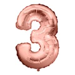 Balão Metalizado  Rose Gold Nº 3 Junco - 16