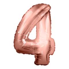Balão Metalizado  Rose Gold Nº 4 Junco - 16