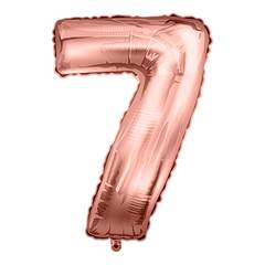 Balão Metalizado  Rose Gold Nº 7 Junco - 16