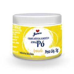 Corante Alimentício em Pó Amarelo Junco 5g