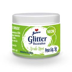 Glitter Decorativo Verde Neon Junco 5g