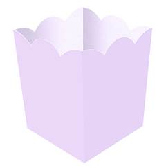 Cachepot de Papel Liso Lilás Candy Junco 8 unidades