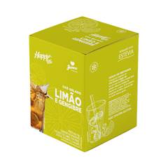 Chá Gelado Sabor Gengibre Com Limão Happy Life Sachê