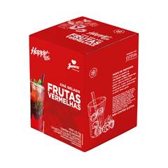 Chá Gelado Sabor Frutas Vermelhas Happy Life Sachê