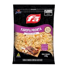 Farofa Mandioca Temperada Gourmet Bacon Fã 250g