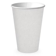 Copo Descartável de Papel Liso Branco Junco 8 unidades