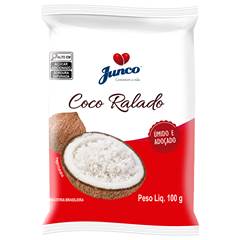Coco Ralado Úmido e Adoçado Junco 100g