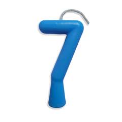 Vela Aniversário Tubular Candy Azul Nº 7 Junco