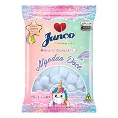 Bala de Algodão Doce para Aniversário Junco 700g