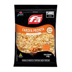 Farofa Mandioca Temperada Gourmet Torresmo Fã 250g