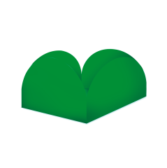 Forminha Papel para Doce 4 Pétalas Verde Bandeira Tamanho P Junco