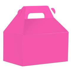 Caixa Surpresa Maleta de Papel Live Colors Rosa Chiclete  Junco 8 unidades