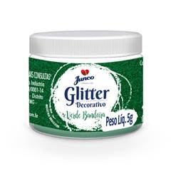 Glitter Decorativo Verde Bandeira Junco