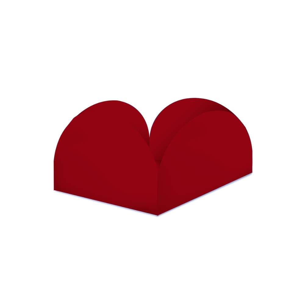 FORMAS P/ DOCE 4 PETALAS VINHO (M)