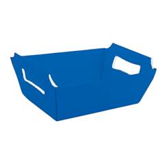 Cesta de Papel Live Colors Azul Royal Tamanho G Junco 