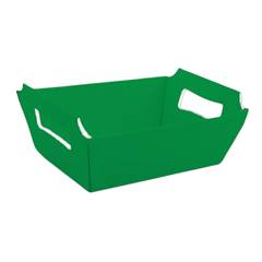 Cesta de Papel Live Colors Verde Bandeira Tamanho G Junco 