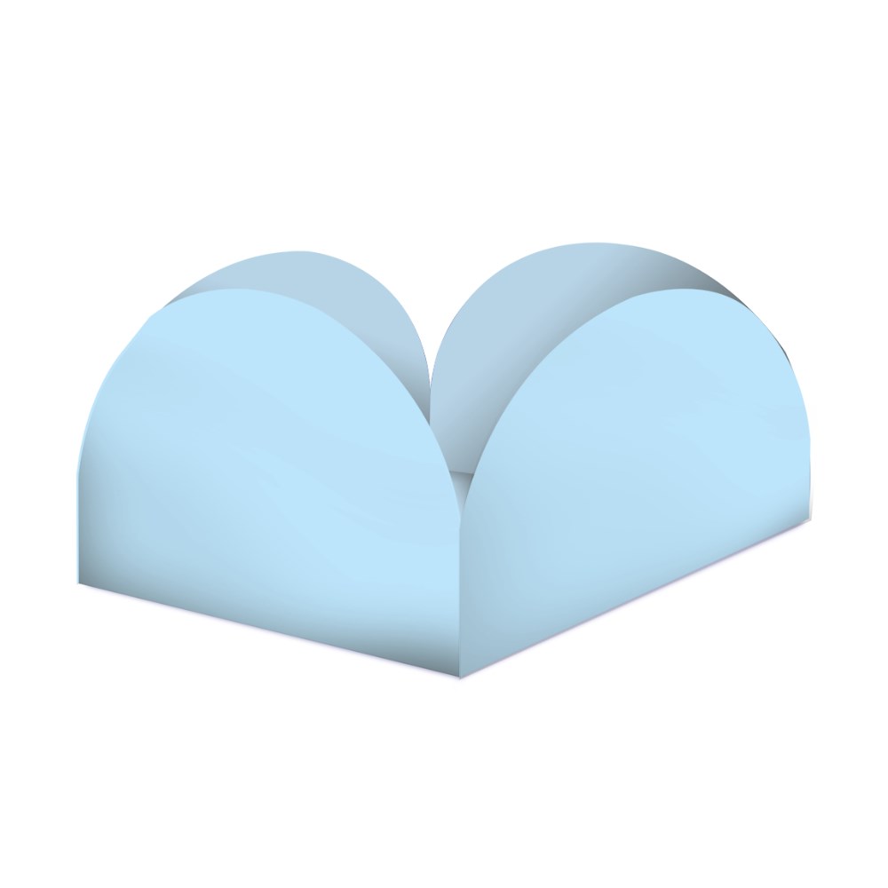 FORMAS P/ DOCE 4 PETALAS AZUL CANDY (M)