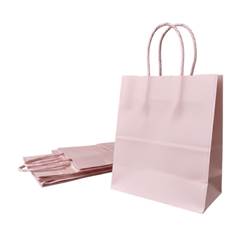 Sacola para Presente Live Colors PP Rosa Claro Junco – 10 Unidades