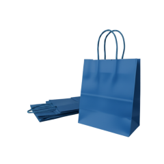 Sacola para Presente Live Colors PP Azul Junco – 10 Unidades