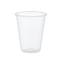 Copo Descartável Plástico 180ml Translúcido Junco – 10 Pacotes de 50 Unidades