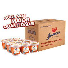Doce de Leite Junco 400g - Caixa com 24 Unidades