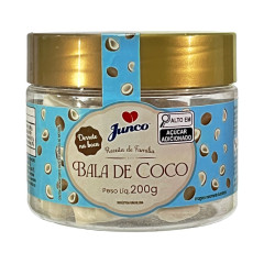 Bala de Coco Gourmet para Aniversário Junco 200g