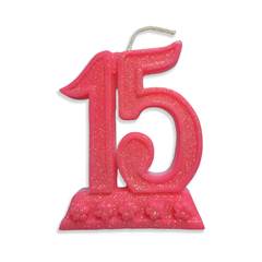 Vela Aniversário 15 anos Rosa Junco