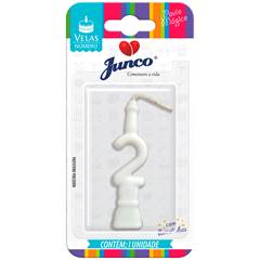 Vela Aniversário Número Branca Nº 2 Junco