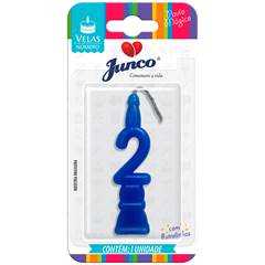 Vela Aniversário Número Rosa Nº 2 Junco